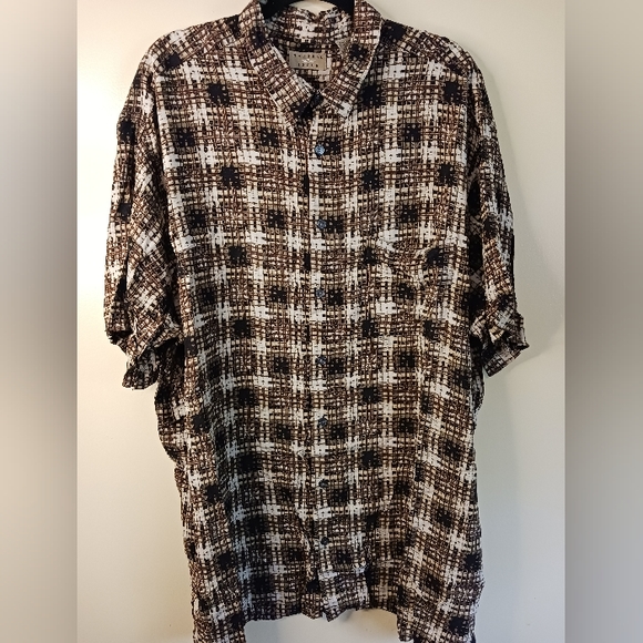 Vintage Natural Issue Hawaiian Boho Shirt - Picture 1 of 5